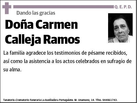 CALLEJA RAMOS,CARMEN