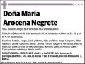 AROCENA NEGRETE,MARIA