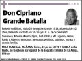 GRANDE BATALLA,CIPRIANO