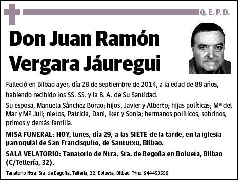 VERGARA JAUREGUI,JUAN RAMON