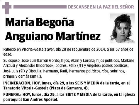 ANGUIANO MARTINEZ,MARIA BEGOÑA