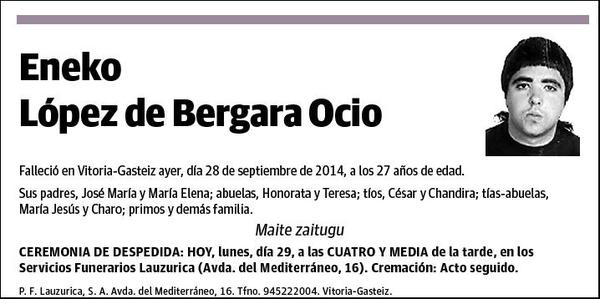 LOPEZ DE VERGARA OCIO,ENEKO