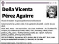 PÉREZ AGUIRRE,VICENTA