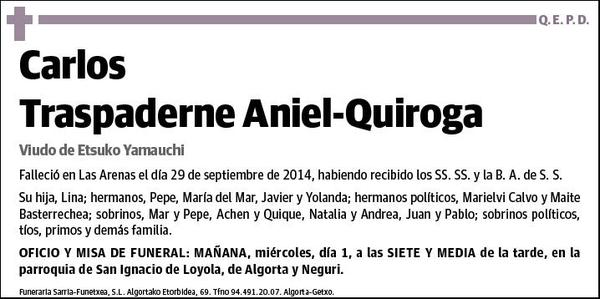 TRASPADERNE ANIEL-QUIROGA,CARLOS