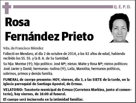 FERNANDEZ PRIETO,ROSA