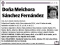 SANCHEZ FERNANDEZ,MELCHORA