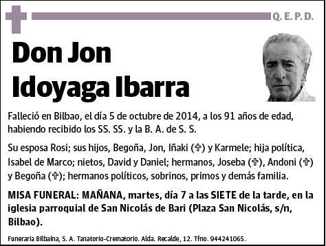 IDOYAGA IBARRA,JON