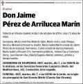 PEREZ DE ARRILUCEA MARIN,JAIME