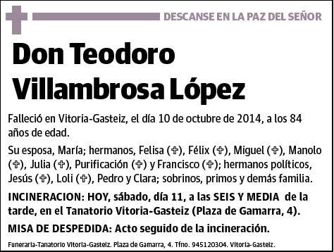 VILLAMBROSA LOPEZ,TEODORO