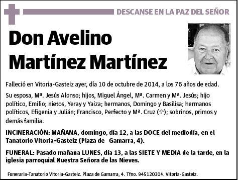 MARTINEZ MARTINEZ,AVELINO