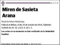 DE SASIETA ARANA,MIREN