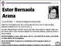 BERNAOLA ARANA,ESTER