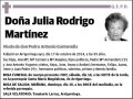 RODRIGO MARTINEZ,JULIA