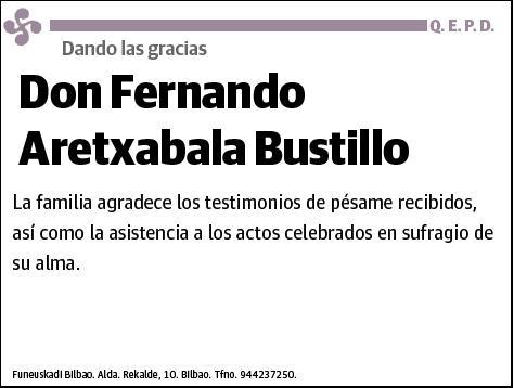 ARETXABALA BUSTILLO,FERNANDO