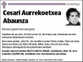 AURREKOETXEA ABAUNZA,CESARI