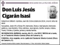 CIGARAN ISASI,LUIS JESUS
