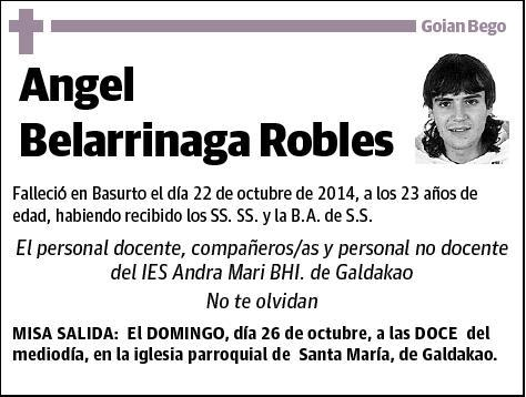 BELARRINAGA ROBLES,ANGEL
