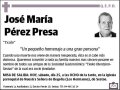 PEREZ PRESA,JOSE MARIA