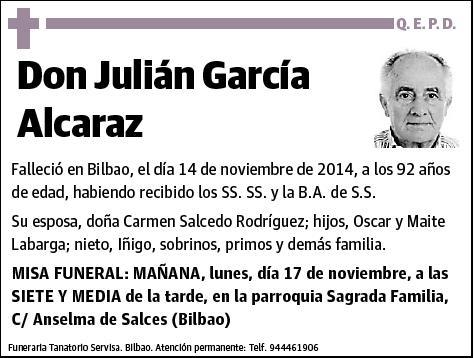 GARCIA ALCARAZ,JULIAN