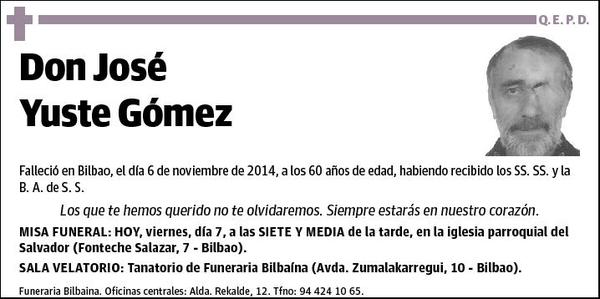 YUSTE GOMEZ,JOSE