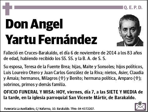 YARTU FERNANDEZ,ANGEL