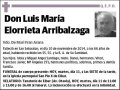 ELORRIETA ARRIBALZAGA,LUIS MARIA