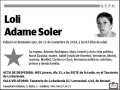 ADAME SOLER,LOLI