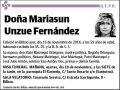 UNZUE FERNANDEZ,MARIASUN