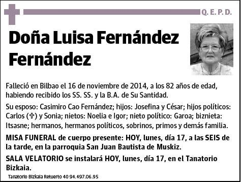 FERNANDEZ FERNANDEZ,LUISA