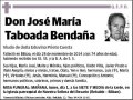 TABOADA BENDAÑA,JOSE MARIA