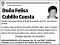 CUBILLO CUESTA,FELISA