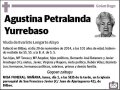 PETRALANDA YURREBASO,AGUSTINA