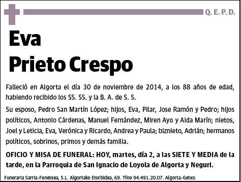 PRIETO CRESPO,EVA