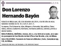 HERNANDO BAYON,LORENZO