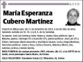 CUBERO MARTINEZ,MARIA ESPERANZA