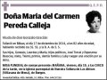 PEREDA CALLEJA,MARIA DEL CARMEN