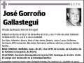 GORROÑO GALLASTEGUI,JOSE