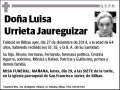 URRIETA JAUREGUIZAR,LUISA