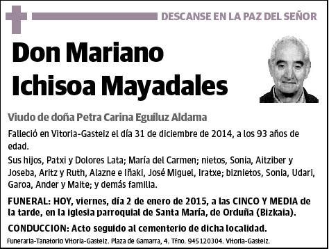 ICHISOA MAYADALES,MARIANO