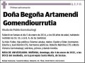 ARTAMENDI GOMENDIOURRUTIA,BEGOÑA