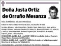 ORTIZ DE ORRUÑO MESANZA,JUSTA