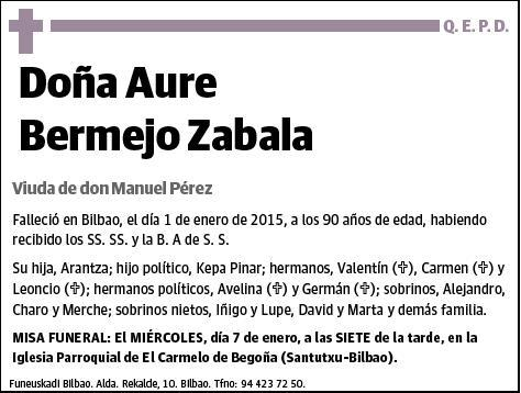 BERMEJO ZABALA,AURE