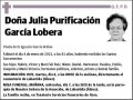GARCIA LOBERA,JULIA PURIFICACION