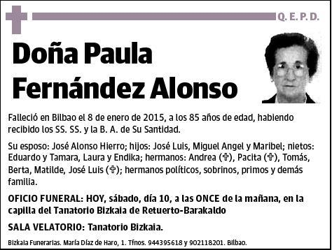 FERMANDEZ ALONSO,PAULA