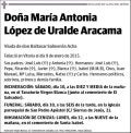 LOPEZ DE URALDE ARACAMA,MARIA ANTONIA