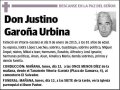 GAROÑA URBINA,JUSTINO
