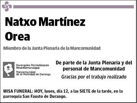 MARTINEZ OREA,NATXO