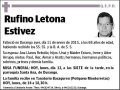 LETONA ESTIVEZ,RUFINO