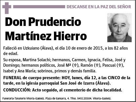 MARTINEZ HIERRO,PRUDENCIO