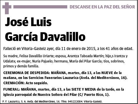 GARCIA DAVALILLO,JOSE LUIS